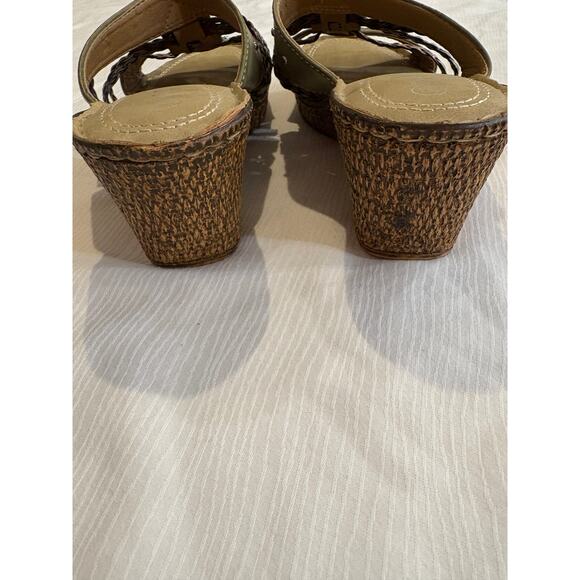 Patrizia by Spring Step Pitaya Size 38 US 7 Braided 2.5" Wedge Sandal Open Toe - Picture 14 of 16